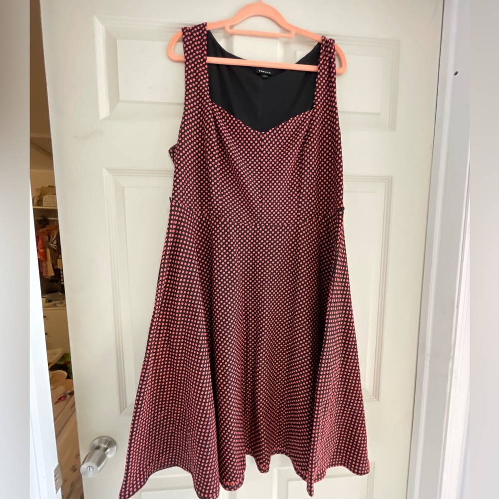 Torrid Dress- Black and Pink